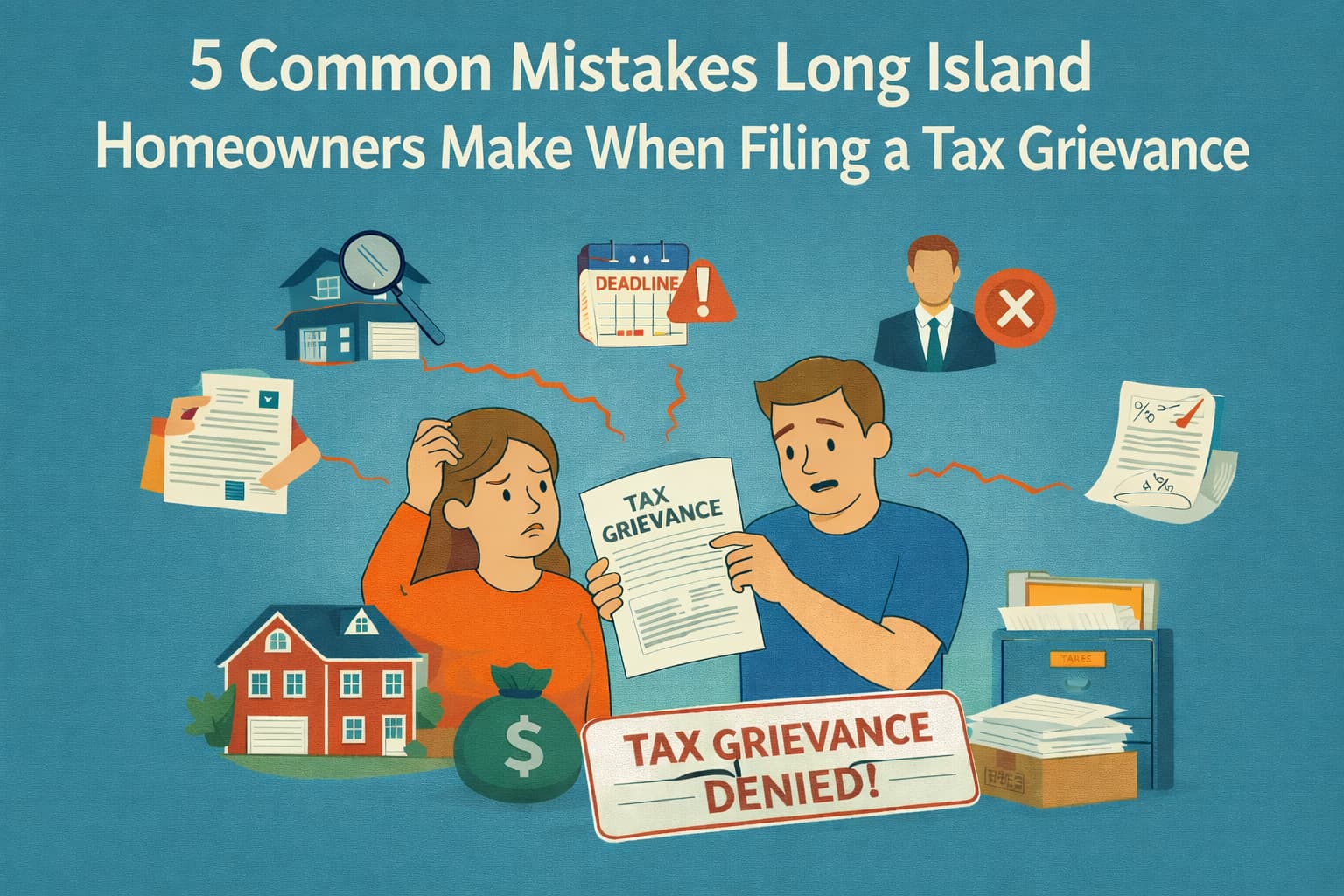 5 Common Mistakes Long Island Homeowners Make When Filing a Tax Grievance