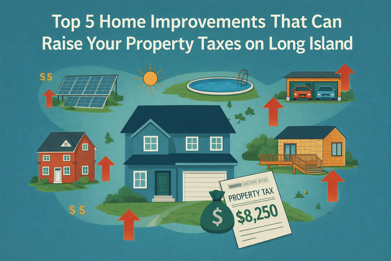 Top 5 Home Improvements That Can Raise Your Property Taxes on Long Island